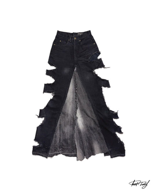 "Ripped" skirt